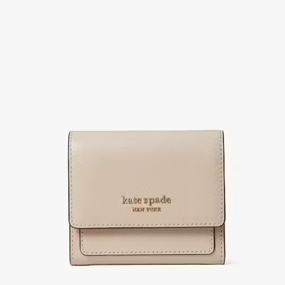 Light Pink/Rose Kate Spade Tri-fold Wallet